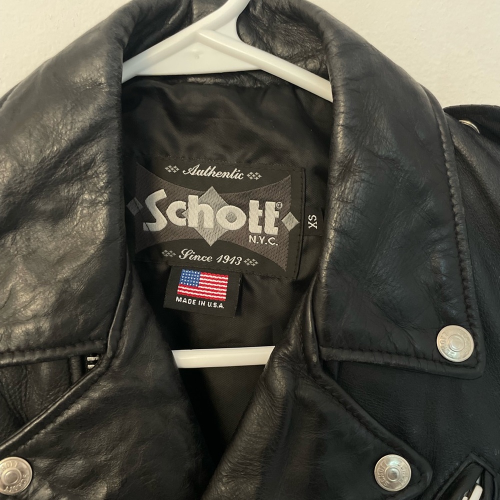 Schott Vintage Leather Motor Jacket 626 - Picture 3 of 5
